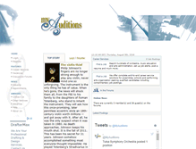 Tablet Screenshot of myauditions.com